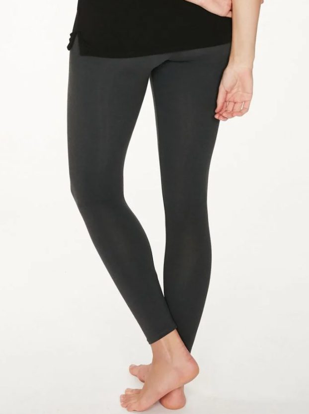THOUGHT ORGANIC PEWTER BAMBOO LEGGINGS - Rococo Boutique Ireland