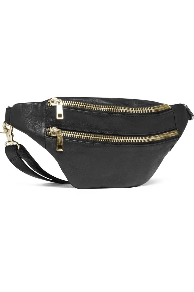 DEPECHE BLACK BUMBAG - Rococo Boutique Ireland