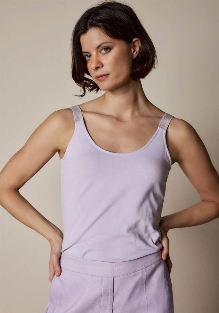 NAME IT Mädchen Langarmshirt Mit Kurzsinglet – Farbe Orchid Bloom, Größe EU 134-140 – Mit Weichem Gummiprint