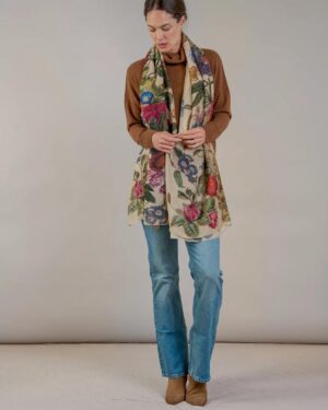 ONE HUNDRED STARS SCARF PRIMULA STONE