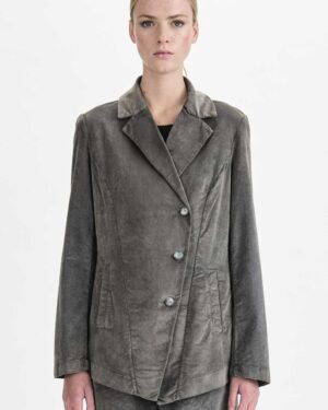 TRANSIT VELVET JACKET 240 ANTHRACITE