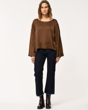 LA FEE MARABOUTEE ELTON TOP KHAKI