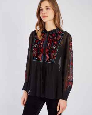 RENE DERHY IMANY BLOUSE BLACK