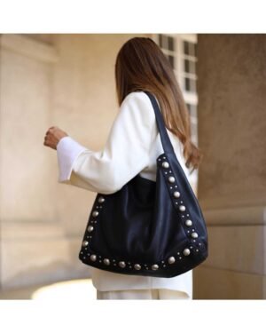 DEPECHE SHOPPER BAG 16696 BLACK NERO