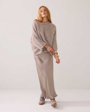 SUMMUM WOMAN BOUCLE JUMPER ALPACA