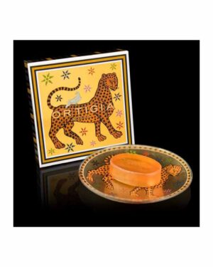ORTIGIA AMBRA GLASS PLATE AND SOAP