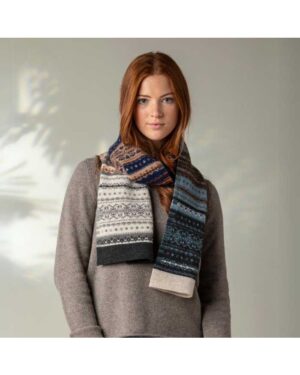 ERIBE ALLOA FAIRISLE SCARF WINTER