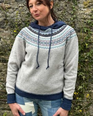 ERIBE ALPINE HOODY SWEATER ARCTIC