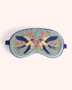 POWDER EYE MASK SWOOPING SWALLOWS