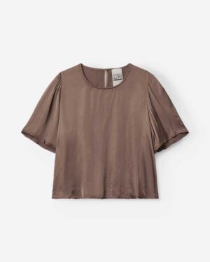 PROJECT AJ117 ROSE BLOUSE COFFEE