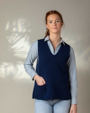 ERIBE CORRY V-NECK TANK TOP REGATTA