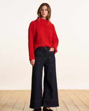 LA FEE MARABOUTEE ELGA JEAN DARK BLUE
