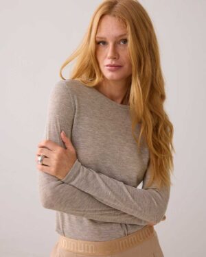 SUMMUM WOMAN LONG SLEEVED TOP FUNGHI