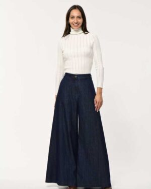 LA FEE MARABOUTEE ELOCO DENIM TROUSERS