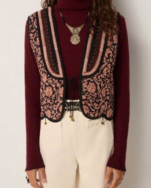 MAISON HOTEL LUNA VEST EBONY ROSE