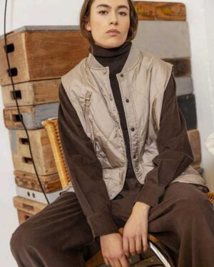 PROJECT AJ117 NIZZA GILET TAUPE
