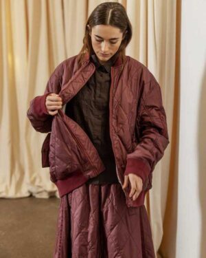 PROJECT AJ117 NORTON REVERSIBLE JACKET BURGANDY