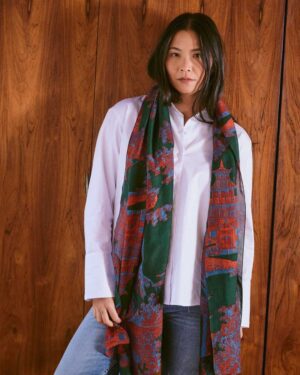 ONE HUNDRED STARS SCARFPAGODA FOREST