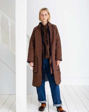 BONTÉ AVELINE COAT MIDNIGHT/TAN