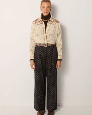 MAISON HOTEL DIEGA PANT BLACK COFFEE