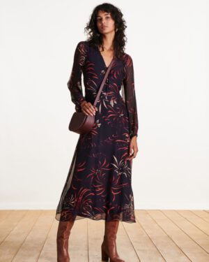 LA FEE MARABOUTEE DEESSE DRESS NAVY