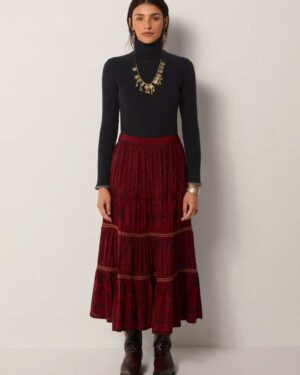 MAISON HOTEL JOSEPHINE SKIRT BORDEAUX