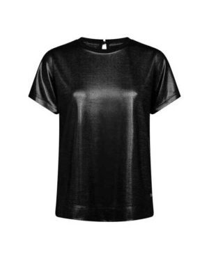 MOS MOSH NIVOLA METALLIC TEE BLACK