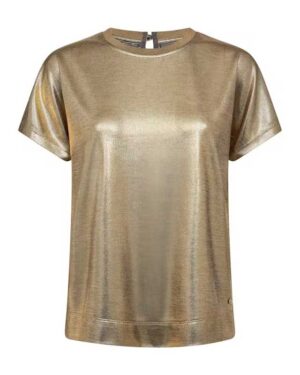 MOS MOH NIVOLA METALLIC TEE GOLD