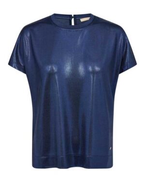 MOS MOSH NIVOLA METALLIC TEE ENSIGN BLUE