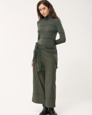 HUMILITY SOPHIO FLANNEL TROUSER FOREST