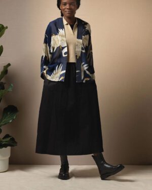 ONE HUNDRED STARS KIMONO STORK NAVY