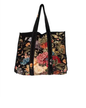 ONE HUNDRED STARS TOTE BAG PRIMULA BLACK