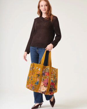 ONE HUNDRED STARS TOTE BAG PRIMULA GOLD