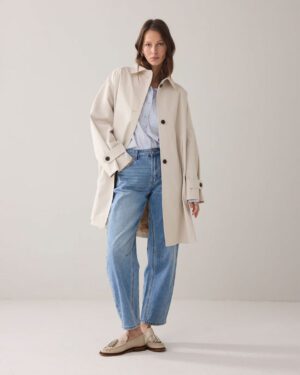 SUMMUM WOMAN OVERSIZED JACKET IVORY