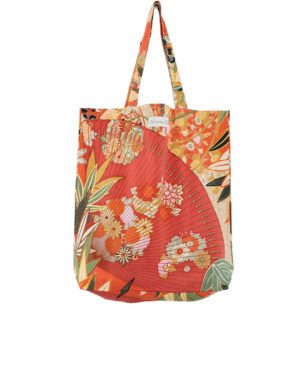 ONE HUNDRED STARS CANVAS BAG FANS SCARLET