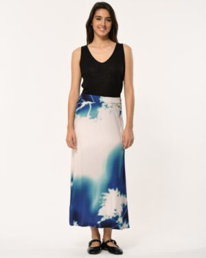 LA FEE MARABOUTEE CLODIA SKIRT BLUE