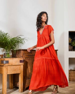 LA FEE MARABOUTEE FOMINGA DRESS JASPER