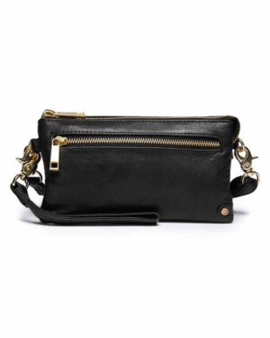 DEPECHE LEATHER BAG 11998 BLACK