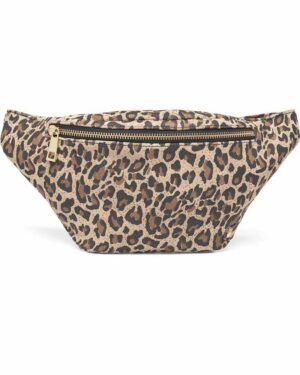 DEPECHE LEATHER BUMBAG LEOPARD