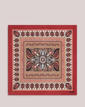 SUMMUM WOMAN SCARF BRICK RED