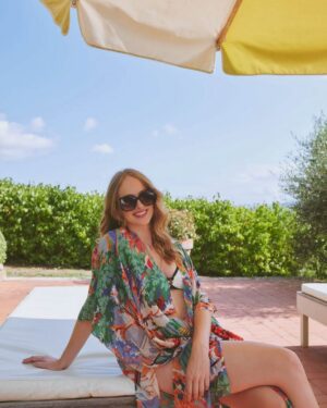 ONE HUNDRED STARS THROWOVER TROPICANA BLUE