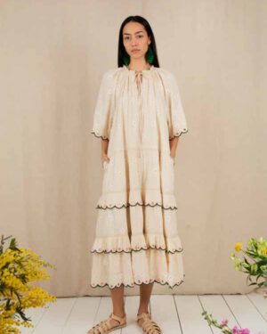 BONTÉ WINONA DRESS CREAM MULTI
