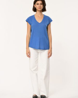 LA FEE MARABOUTEE DAVIA TEE DENIM