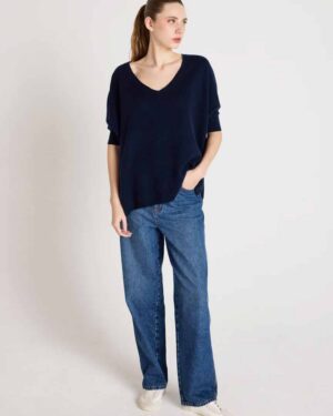 ABSOLUT CASHMERE INGRID SWEATER NAVY