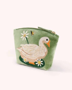 POWDER MINI POUCH GARDEN GOOSE