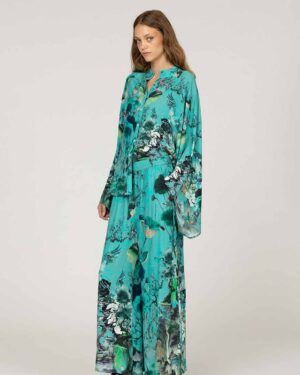 INOA LINA PANTS FLORA GREEN