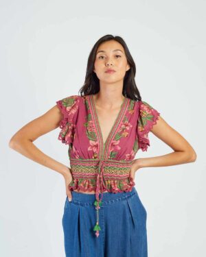 RENE DERHY ANNIE BLOUSE ROSE