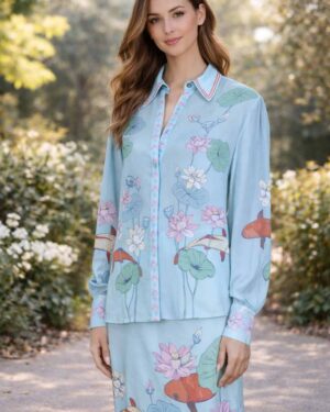 BL^NK RONITA SHIRT BLUE MULTI