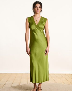 LA FEE MARABOUTEE TALICIA DRESS GREEN