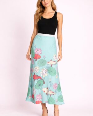 BL^NK OLEANA SKIRT BLUE MULTI